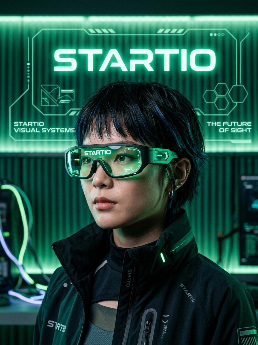 Futuristic Brand Identity Poster