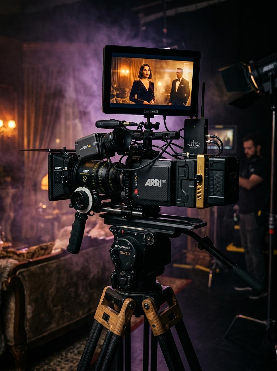 ARRI Cinema Camera Rig On Set
