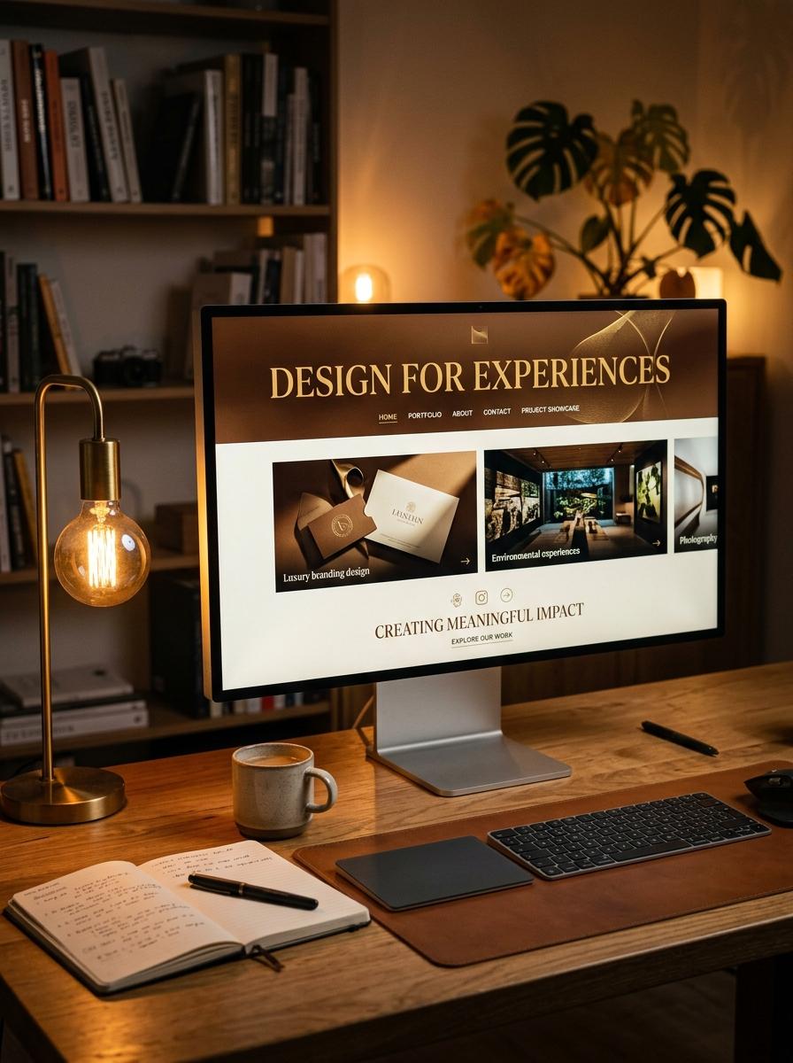 Studio Desktop Monitor Campaign Mockup